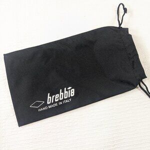 Brebbia Pipe Pouch dust bag Sock storage black nylon drawstring Italy